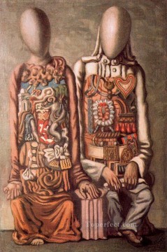 Abstracto famoso Painting - Maniquíes coloniales 1943 Giorgio de Chirico Surrealismo
